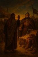 Abraham refuses all spoils from the king of Sodom