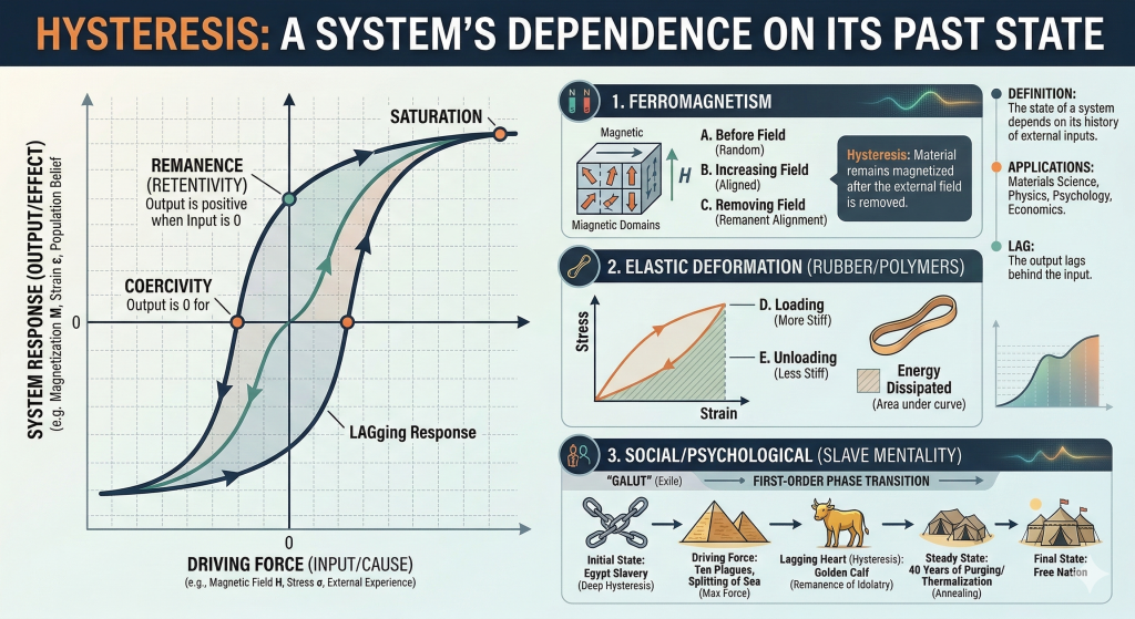 Hysteresis graph and applications in science
